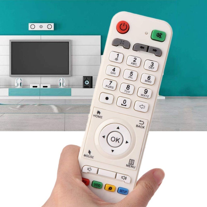 Baiko White Remote Control, Controller Replacement Compatible with LOOL Loolbox IPTV Box Great BEE IPTV and Model 5 or 6 Arabic Box Accessories - Image 3